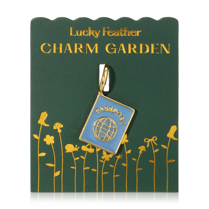 Lucky Feather Fashion Gold Charm Garden- Passport