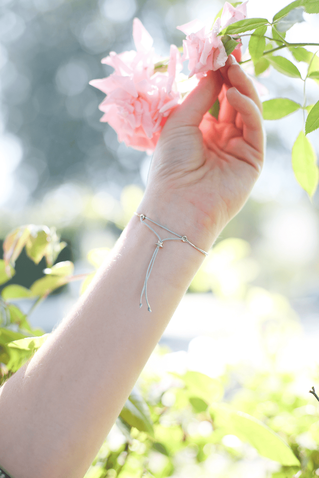 Lucky Feather Fashion Reminder Bracelet - Star - Silver