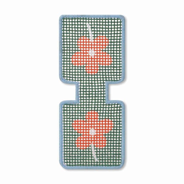 Lucky Feather Gifts Needlepoint Keychain Kit - Flower