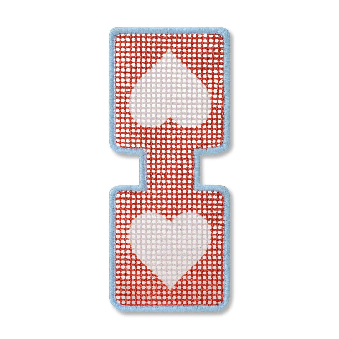 Lucky Feather Gifts Needlepoint Keychain Kit - Heart