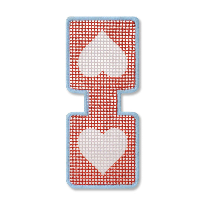 Lucky Feather Gifts Needlepoint Keychain Kit - Heart
