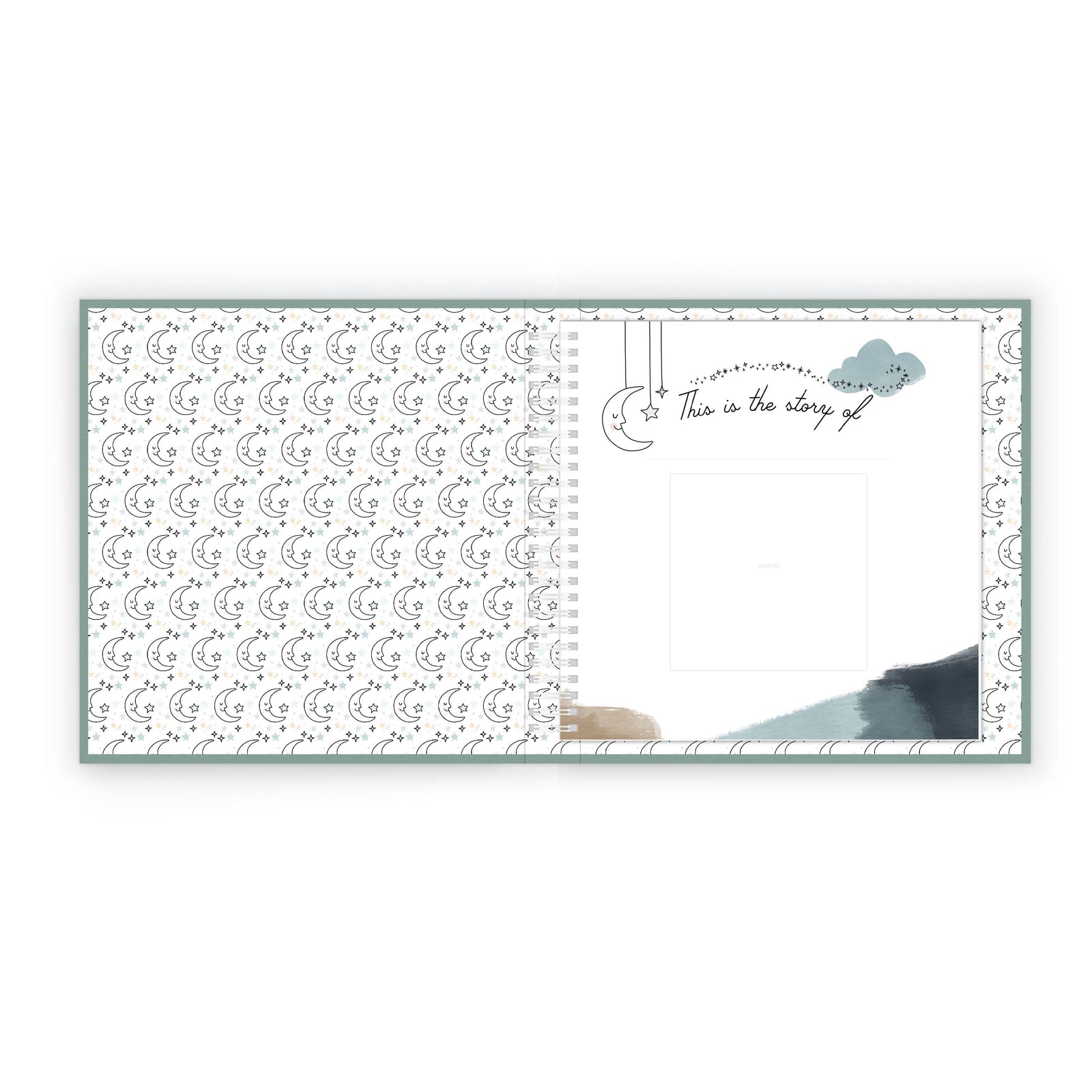 Lucy Darling Baby Celestial Skies - Luxury Memory Book