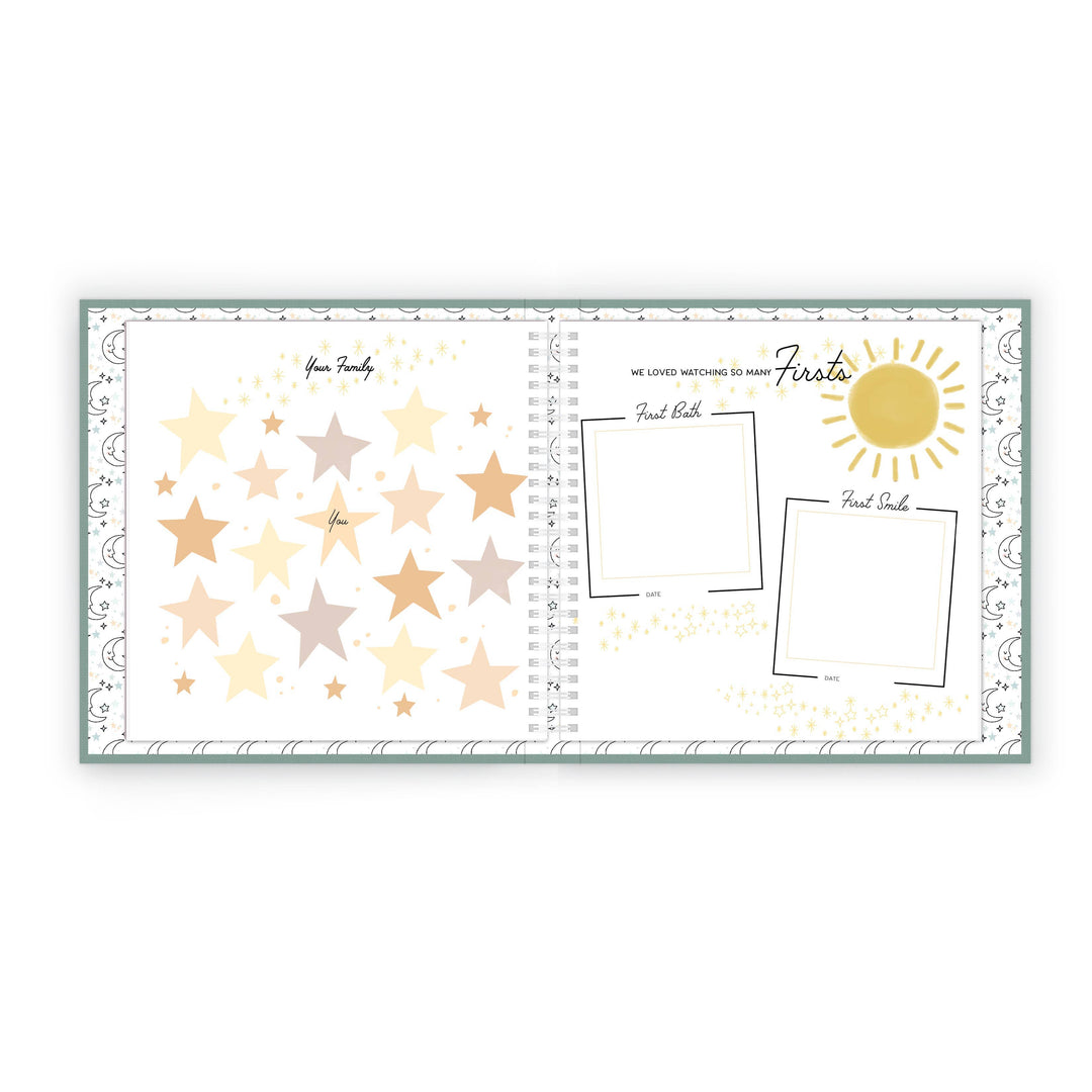 Lucy Darling Baby Celestial Skies - Luxury Memory Book