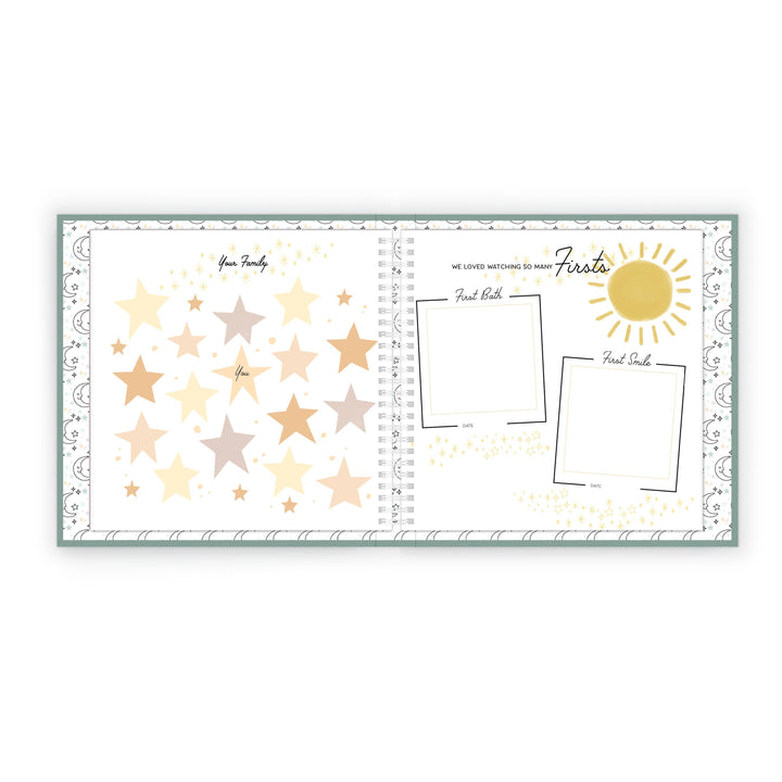 Lucy Darling Baby Celestial Skies - Luxury Memory Book
