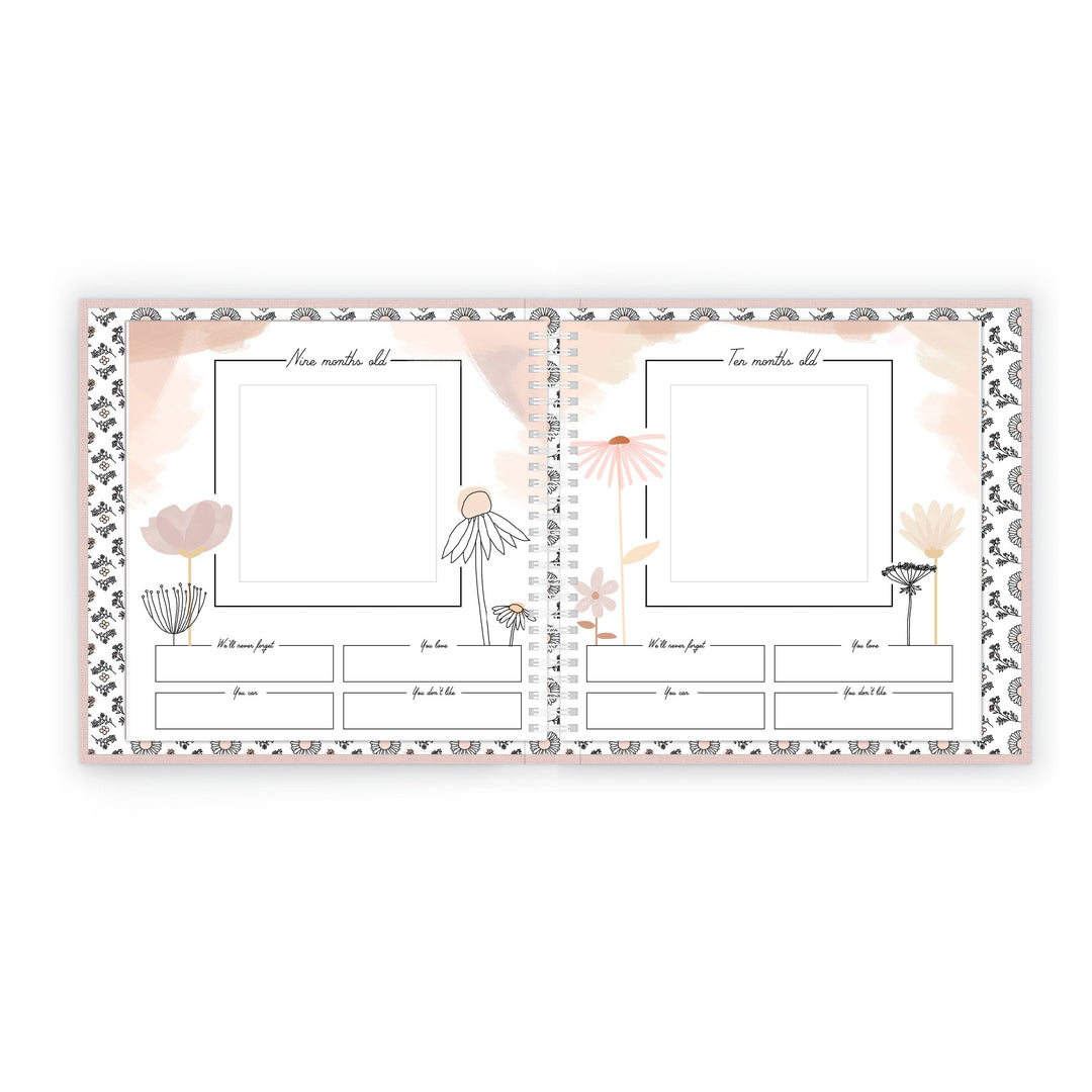 Lucy Darling Baby Wildflower Meadow - Luxury Memory Book