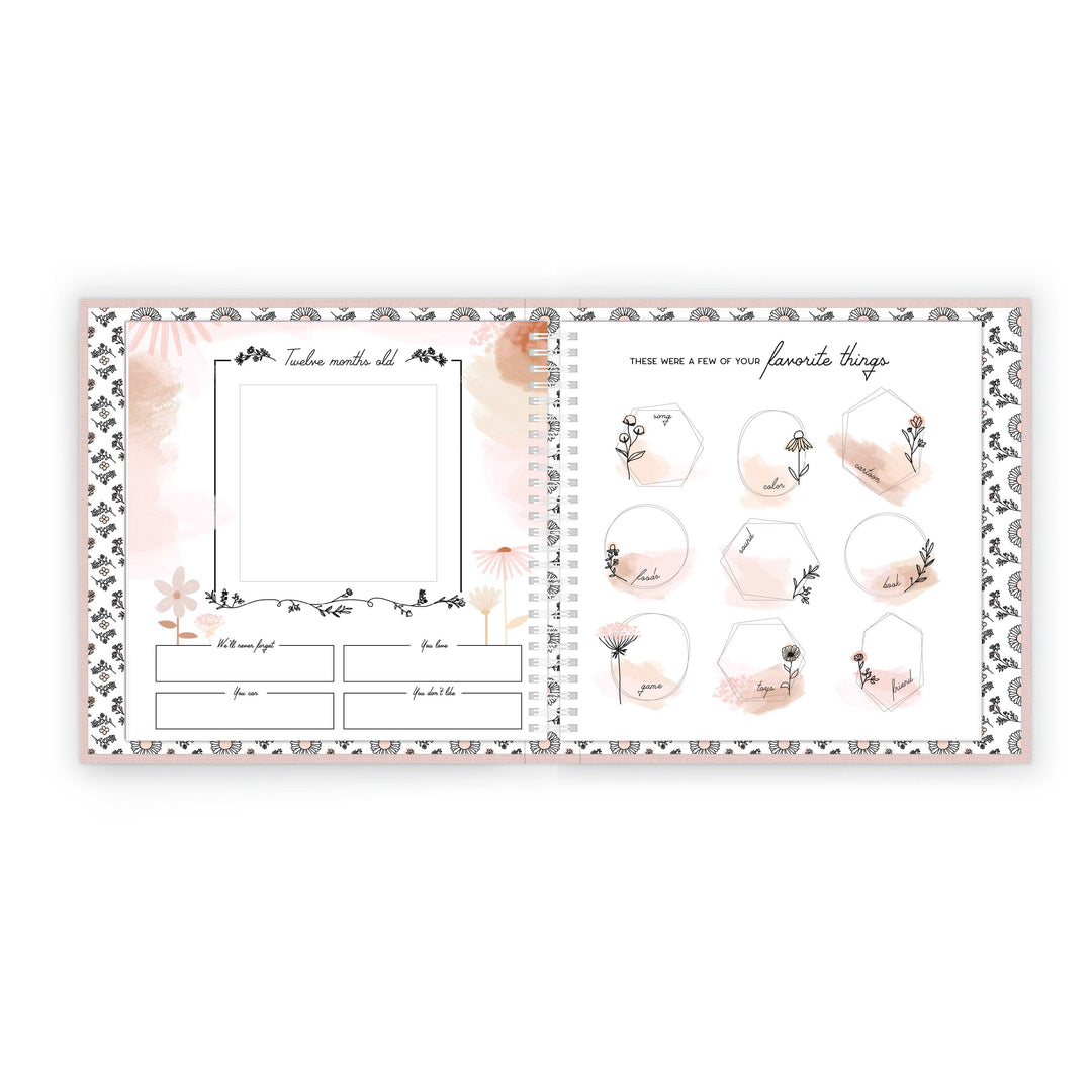 Lucy Darling Baby Wildflower Meadow - Luxury Memory Book