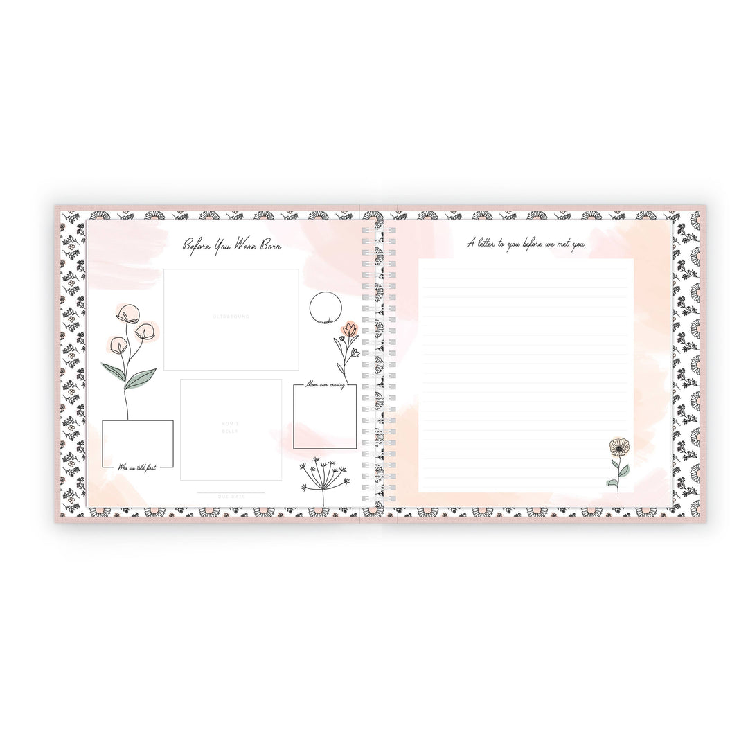 Lucy Darling Baby Wildflower Meadow - Luxury Memory Book