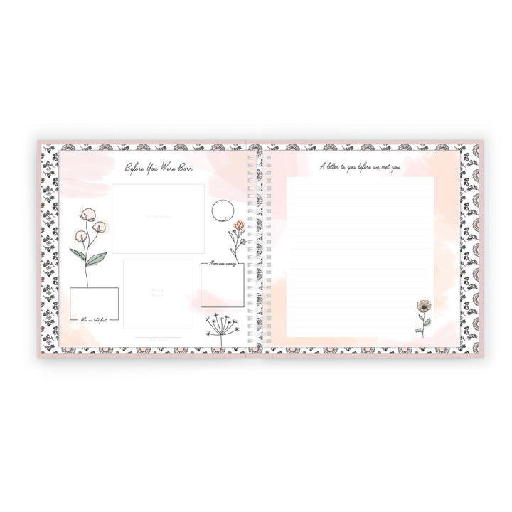 Lucy Darling Baby Wildflower Meadow - Luxury Memory Book