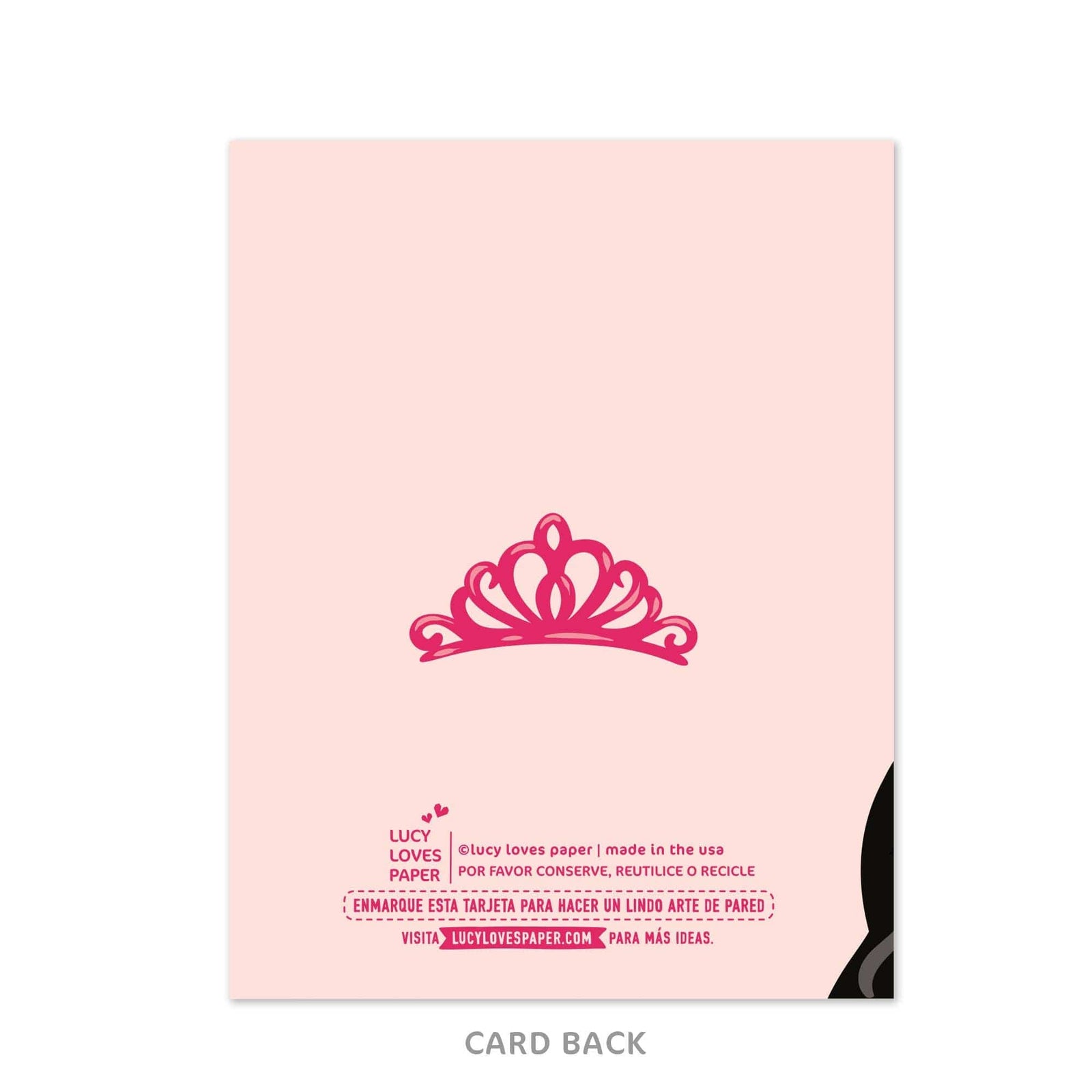 Lucy Loves Paper Card Feliz Quinceañera |  Tiara Girl Card