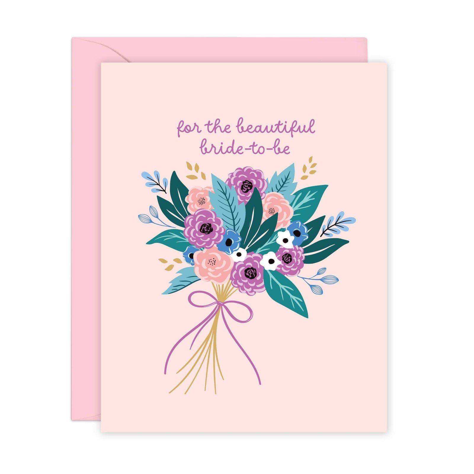 Lucy Loves Paper Cards Bride-to-Be Bouquet | Bridal Shower & Wedding Card