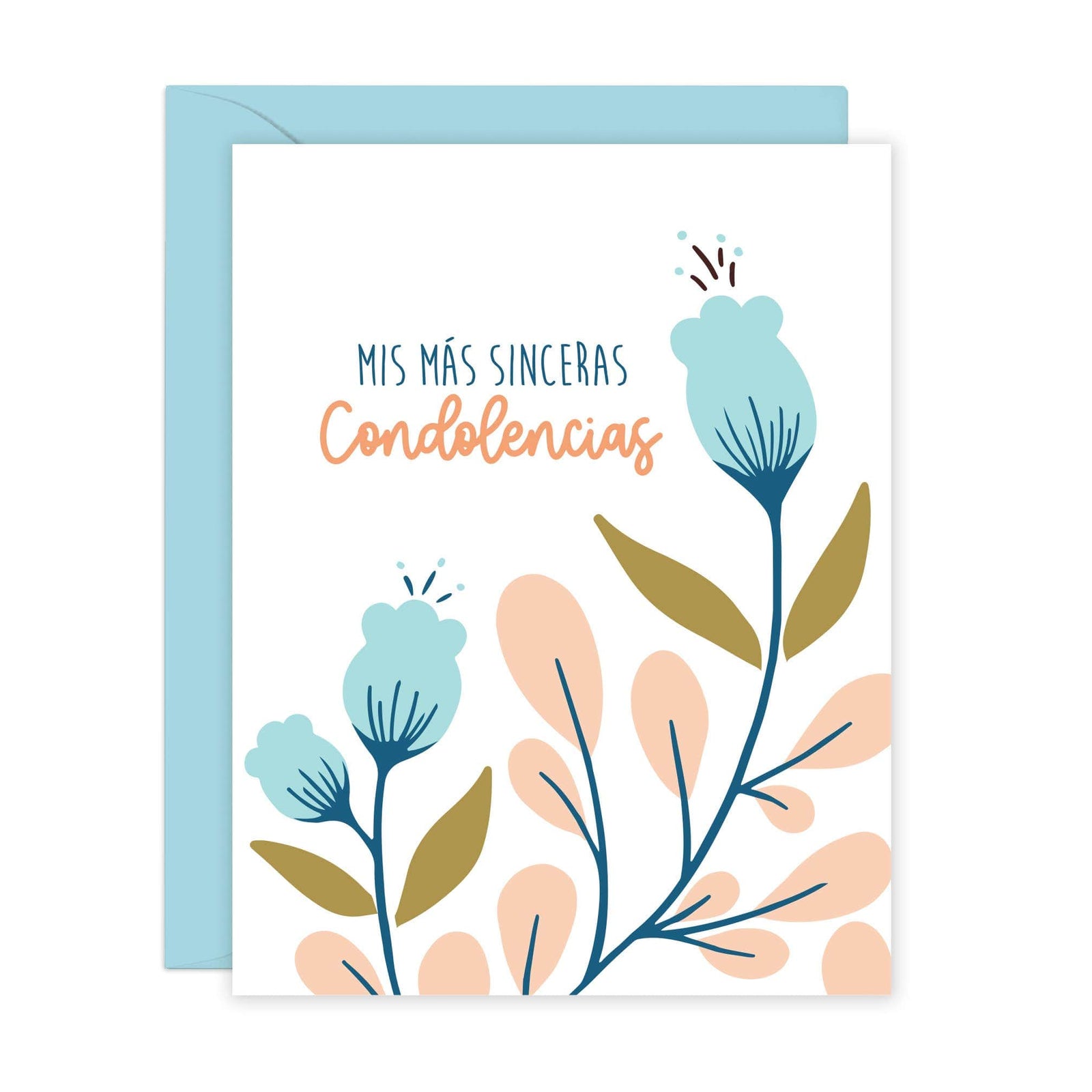 Lucy Loves Paper Cards Sinceras Condolencias | Spanish Sympathy & Bereavement Card