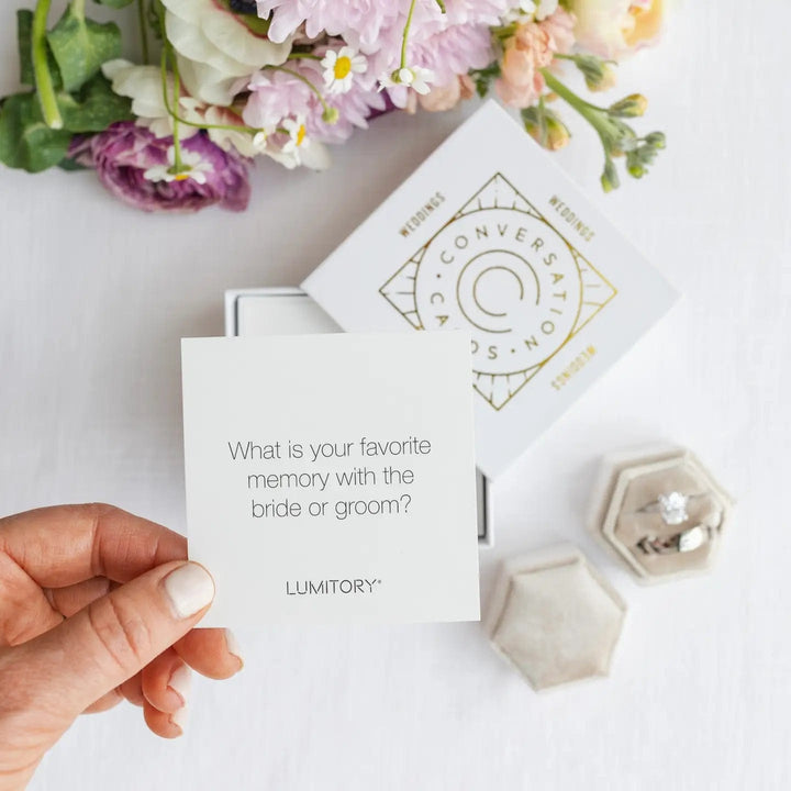 Lumitory Wedding Conversation Cards