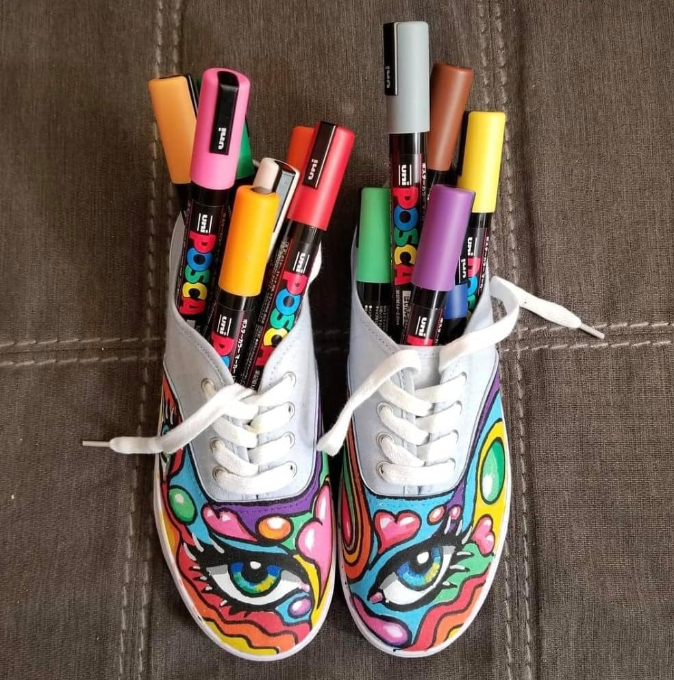 Macphersons Paper POSCA Acrylic Paint Marker Set, PC-3M Fine