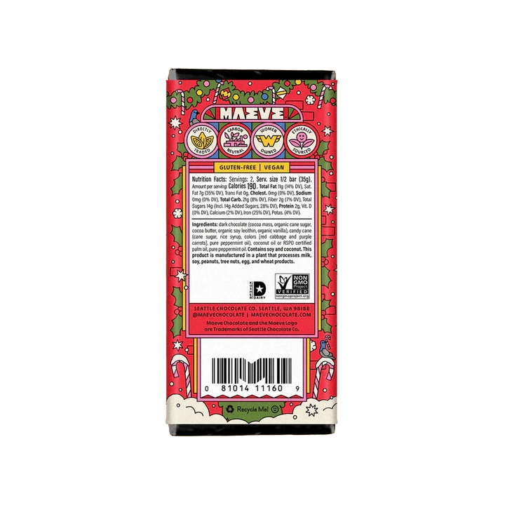 Maeve Holiday Candy Cane Truffle Bar