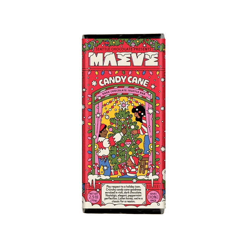 Maeve Holiday Candy Cane Truffle Bar
