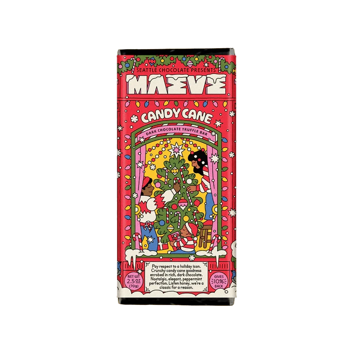 Maeve Holiday Candy Cane Truffle Bar