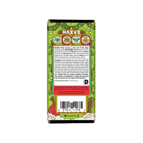 Maeve Holiday Cozy Cannoli Truffle Bar