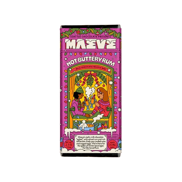 Maeve Holiday Hot Buttery Rum Truffle Bar