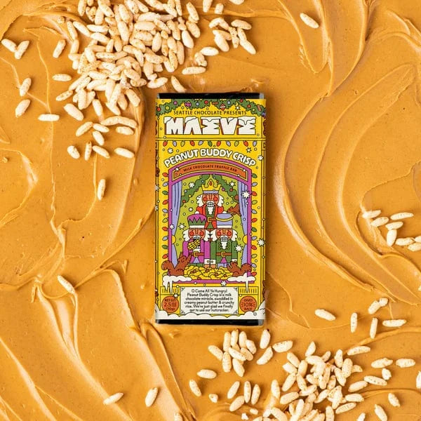Maeve Holiday Peanut Buddy Crisp Truffle Bar