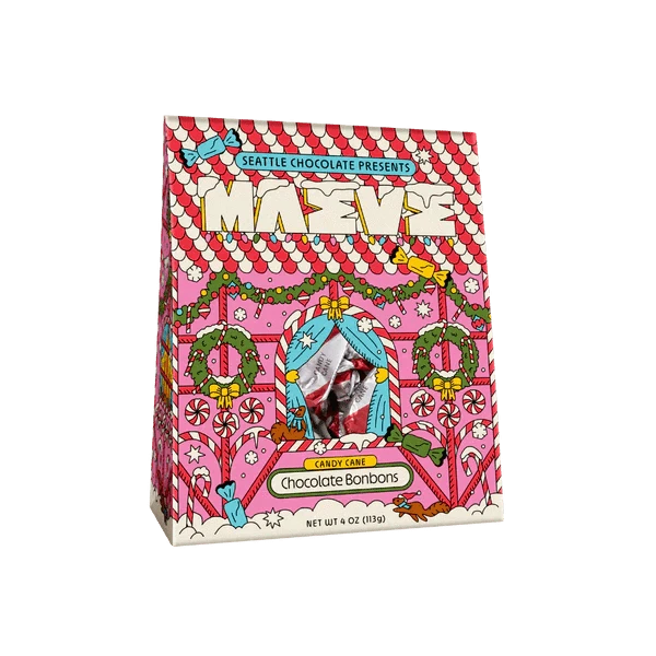 Maeve Holiday Peppermint Pad Bonbon Box