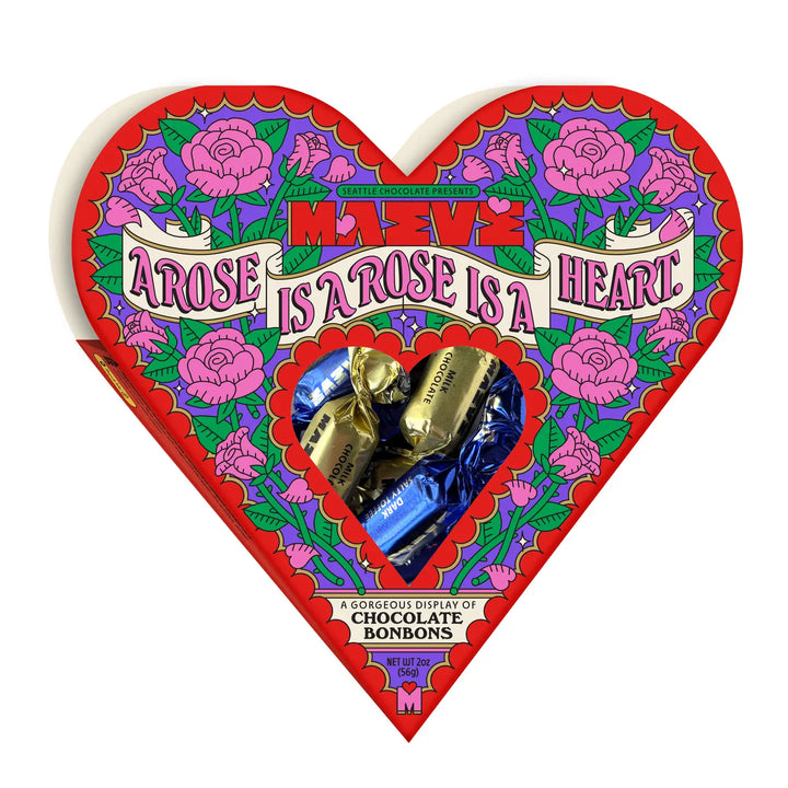 Maeve Treats A Rose is a Rose is a Heart Bonbon Box