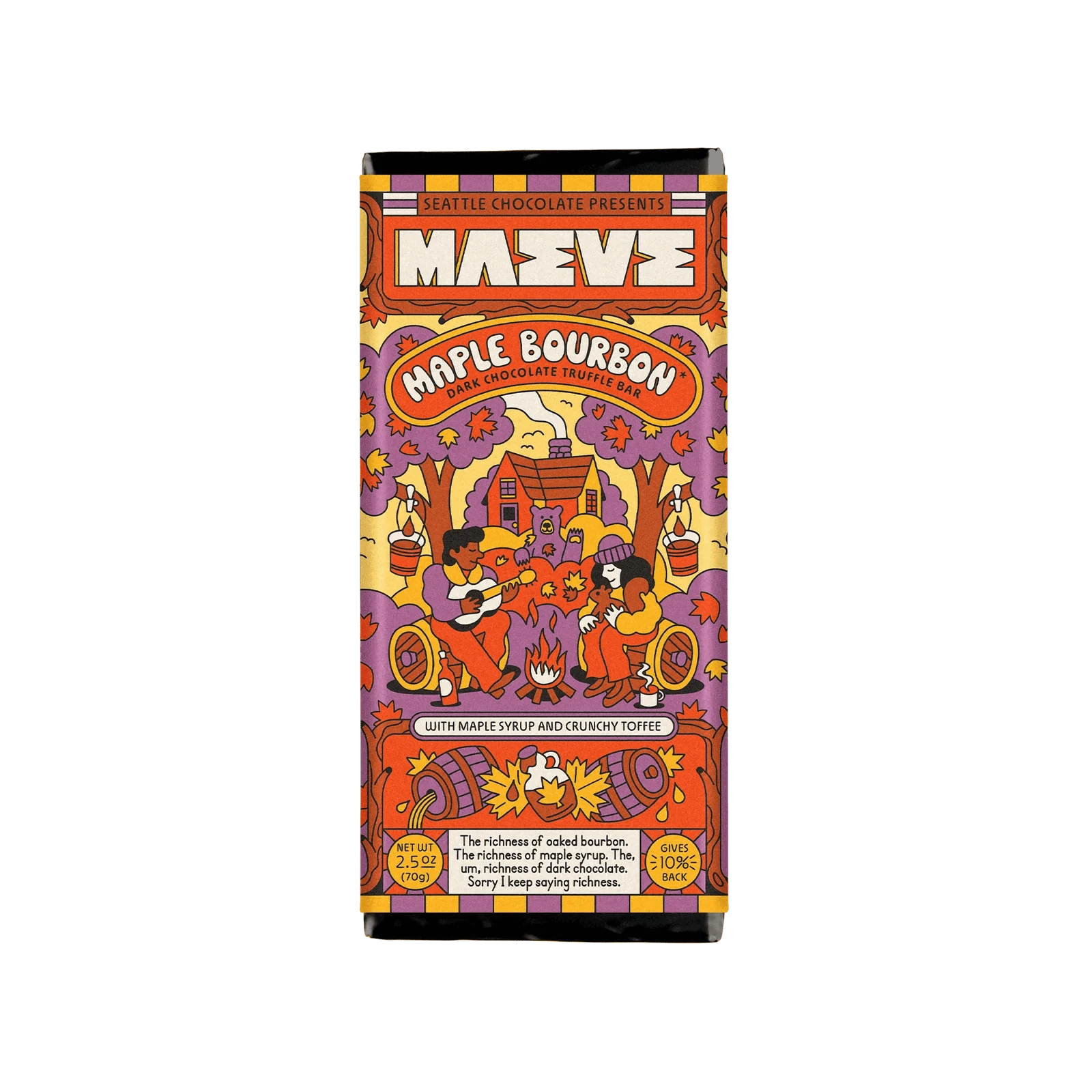 Maeve Treats Maple Bourbon Truffle Bar