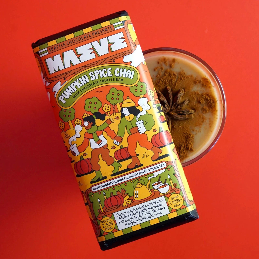 Maeve Treats Pumpkin Spice Chai Truffle Bar