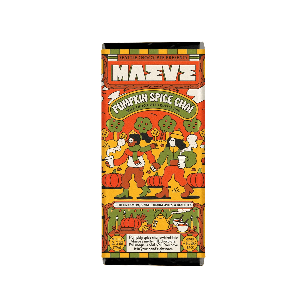Maeve Treats Pumpkin Spice Chai Truffle Bar
