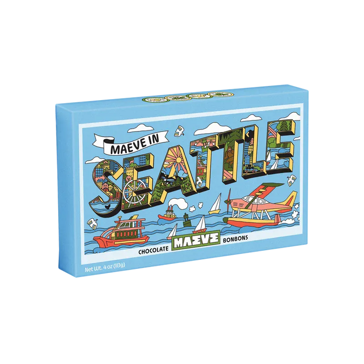 Maeve Treats Sweetness in Seattle - Postcard Bonbon Box