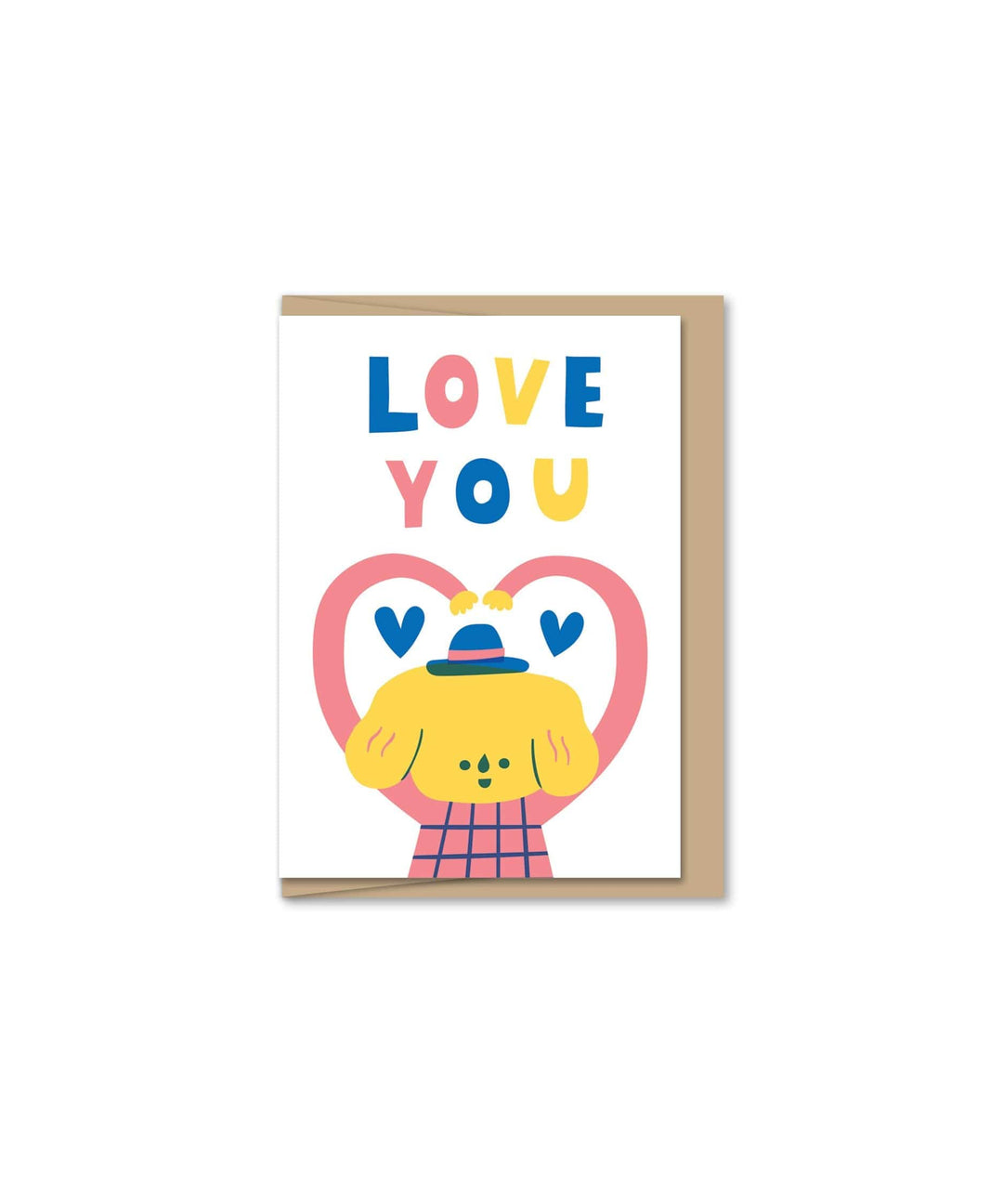 Maginating Card Candy Dog Love Mini Card