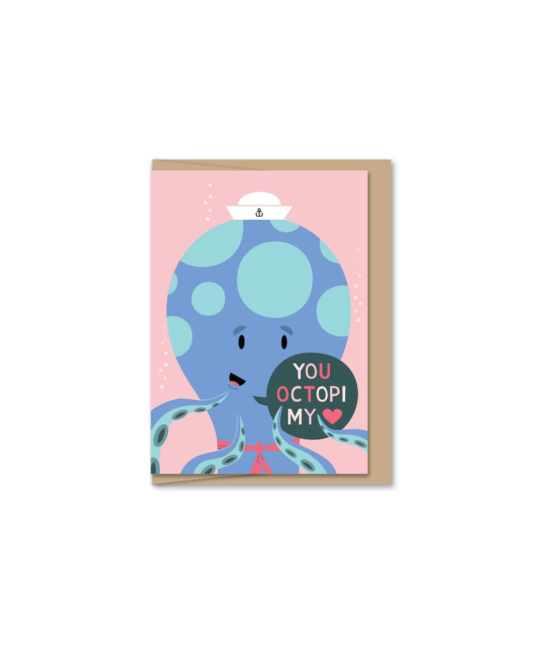 Maginating Card Octopi My Heart Mini Card