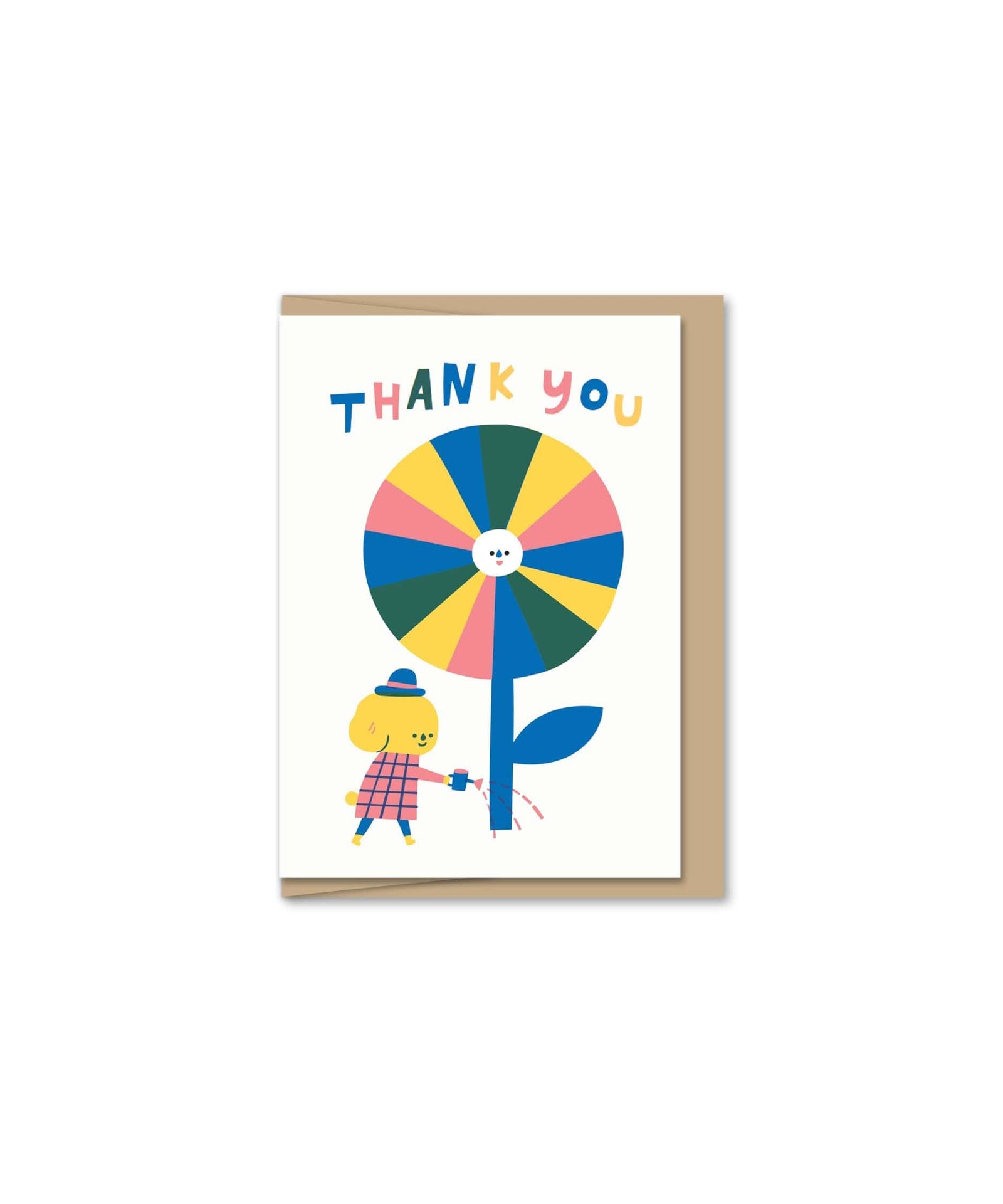 Maginating Card Watering Thank You Mini Card