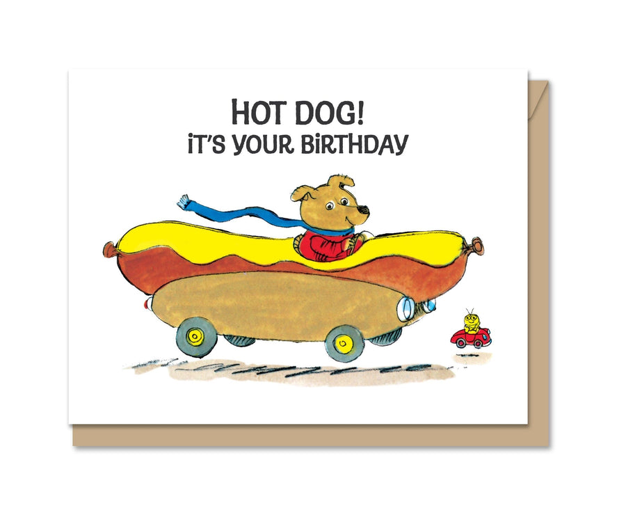 Maginating Cards Hot Dog Birthday Card
