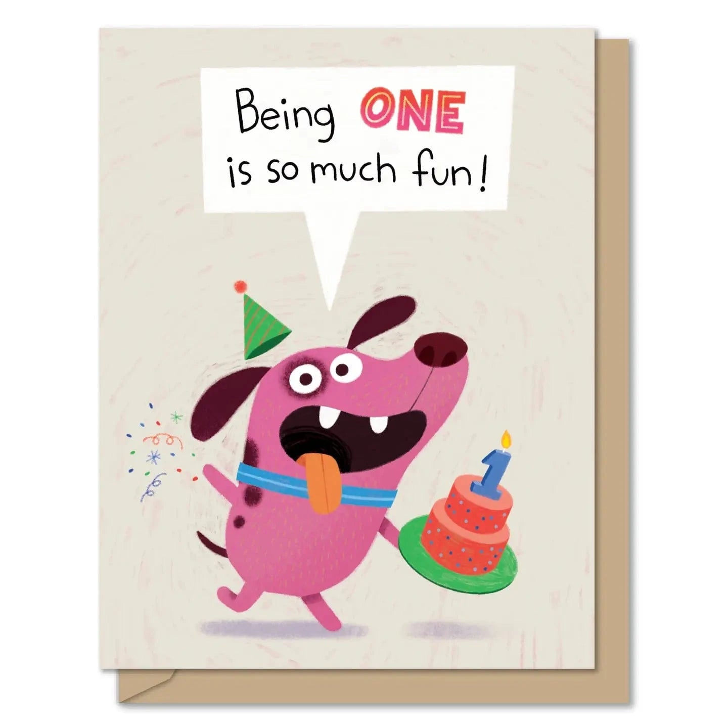 Maginating Cards Puppy's One Birthday Card