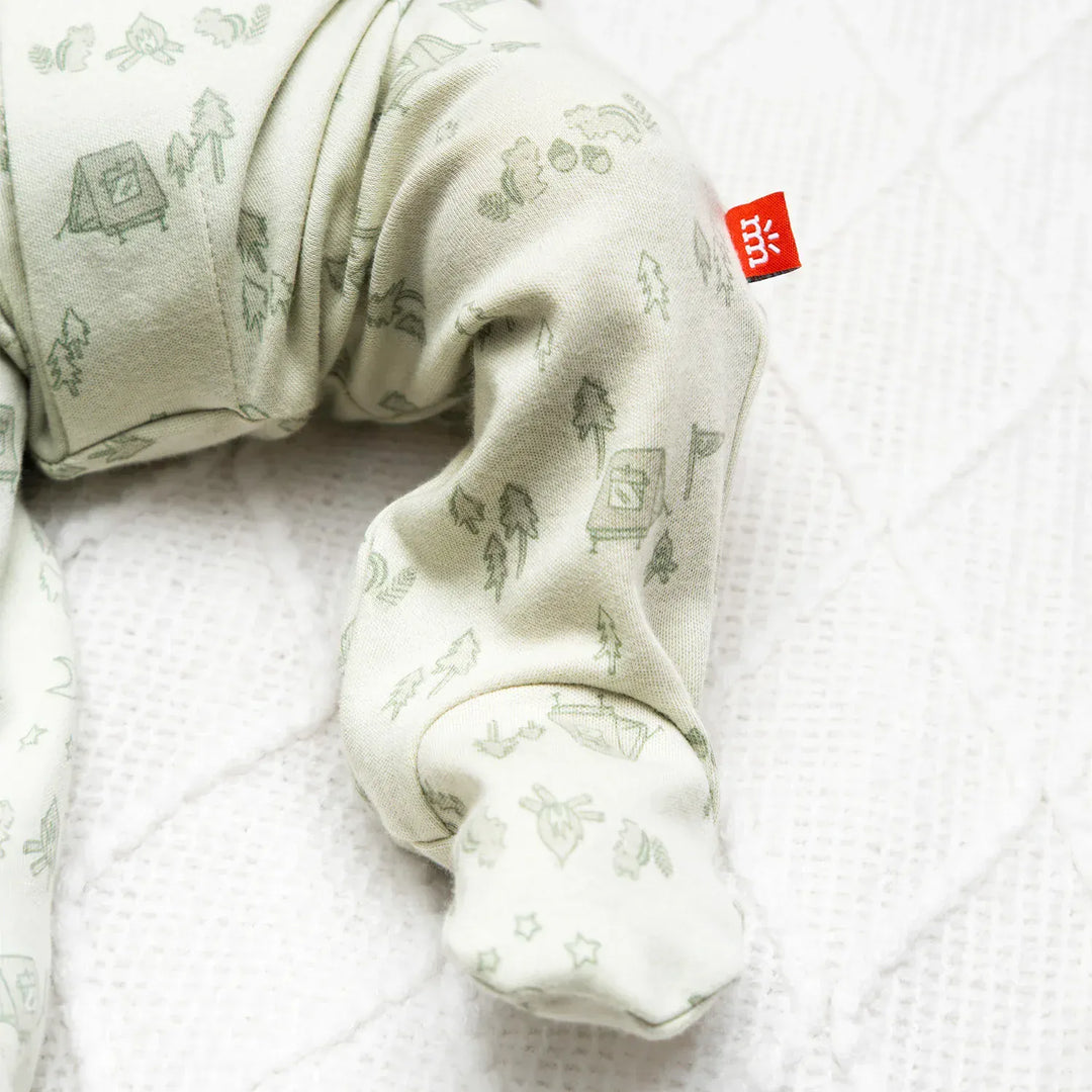 Magnetic Me Baby Base Camp Buddies Organic Cotton Magnetic Footie