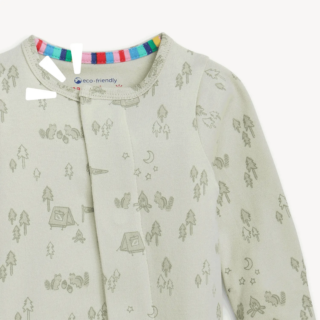 Magnetic Me Baby Base Camp Buddies Organic Cotton Magnetic Footie