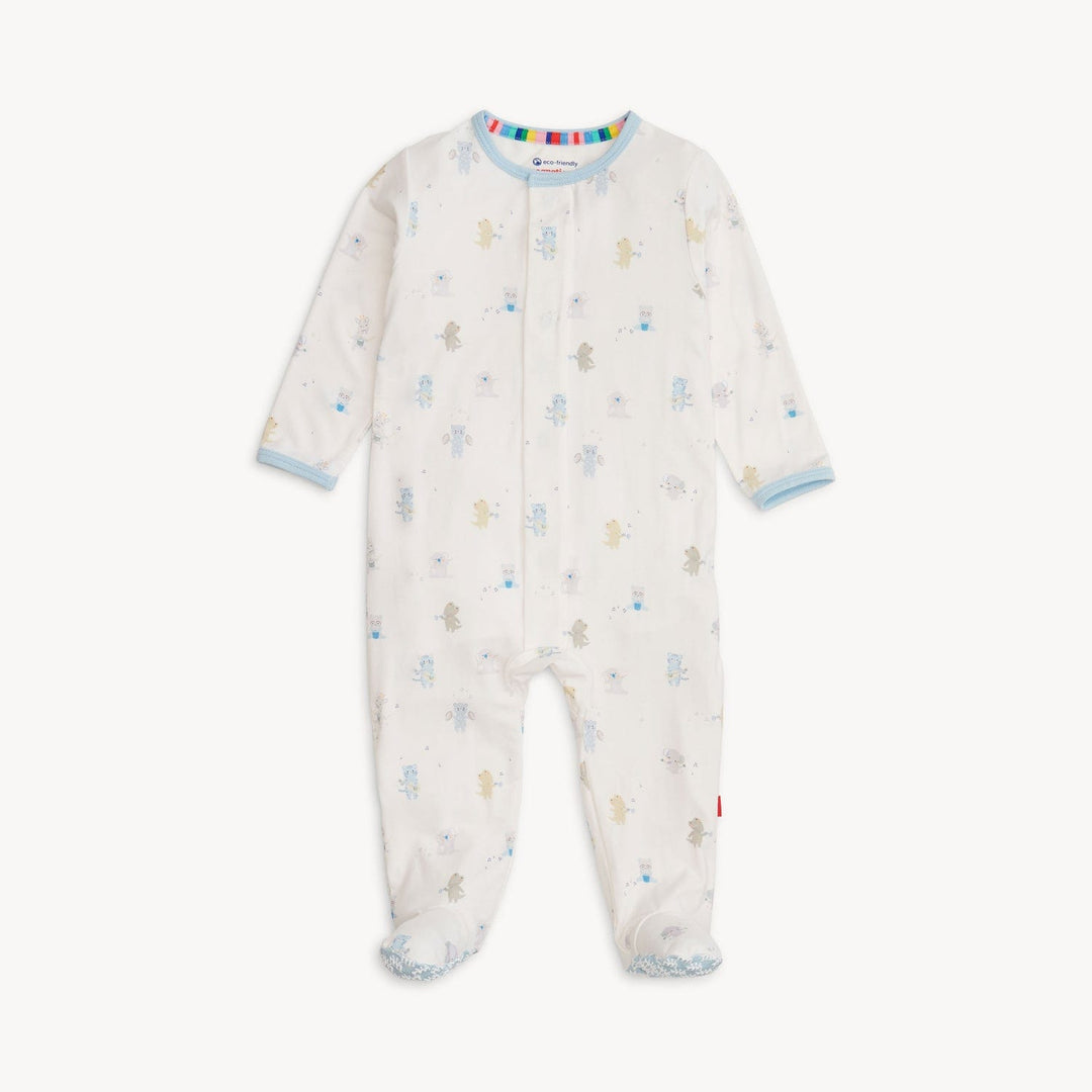 Magnetic Me Baby Blue Baby Beats Modal Footie