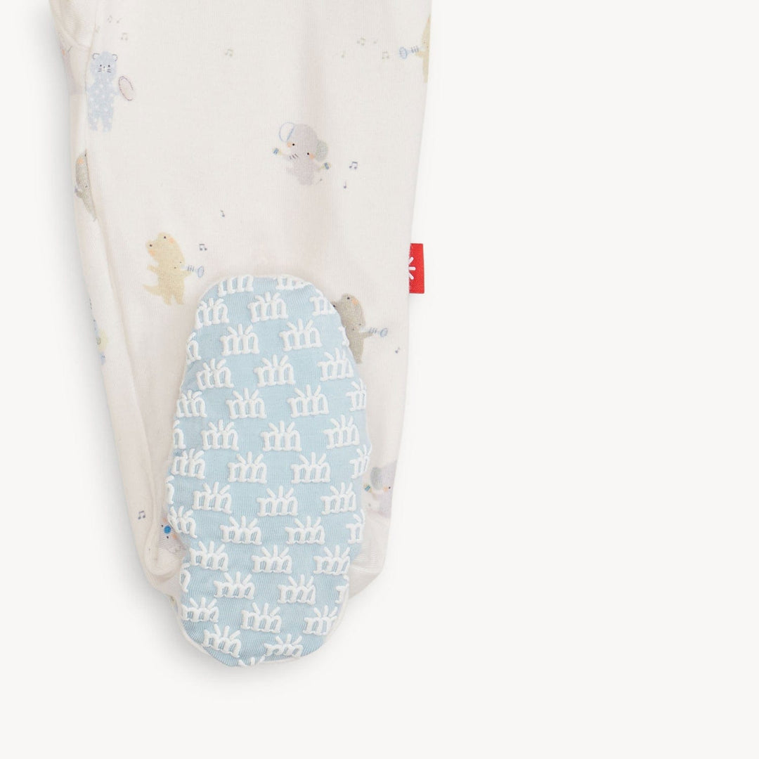 Magnetic Me Baby Blue Baby Beats Modal Footie