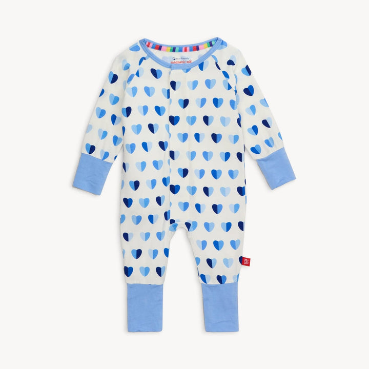 Magnetic Me Baby Blue Xoxo Modal Convertible Coverall