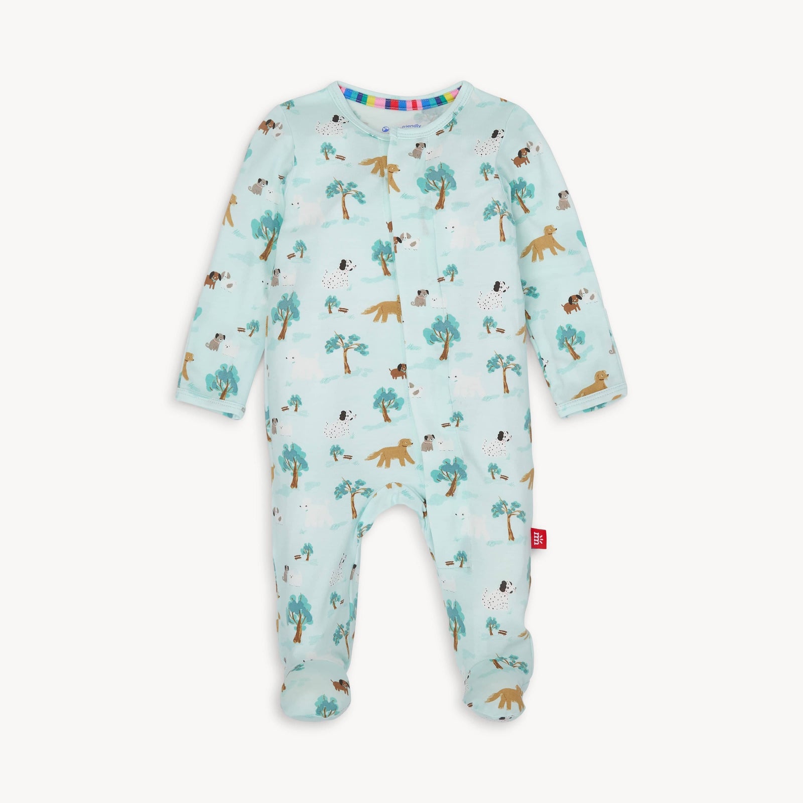 Magnetic Me Baby Central Bark Modal Footie