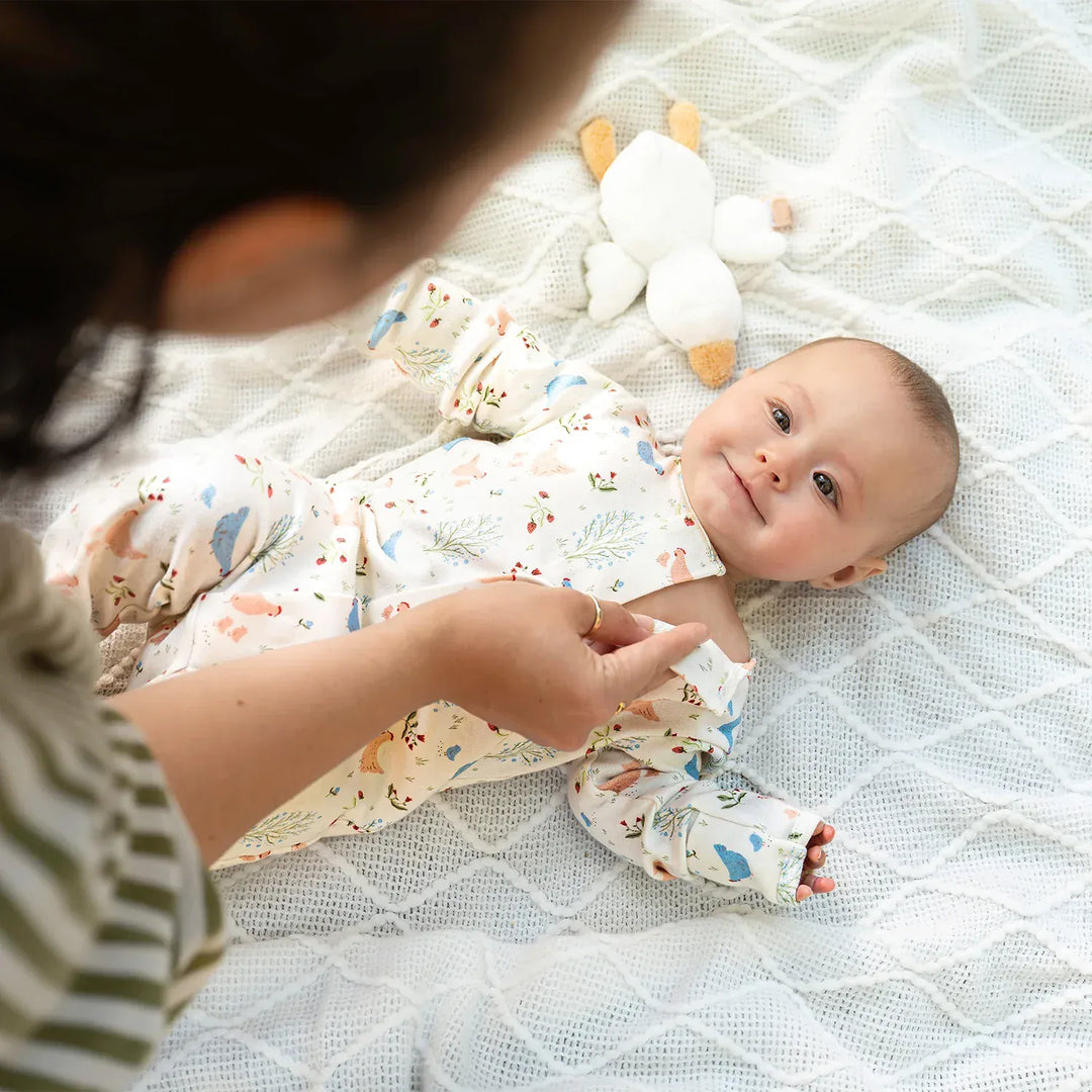 Magnetic Me Baby Chicken Tender Organic Cotton Magnetic Footie