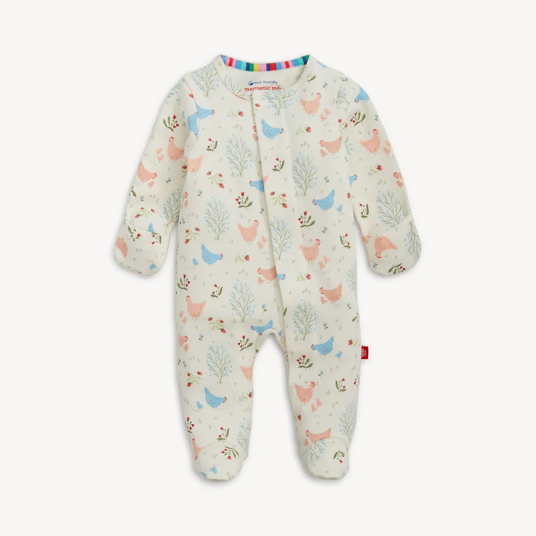 Magnetic Me Baby Chicken Tender Organic Cotton Magnetic Footie