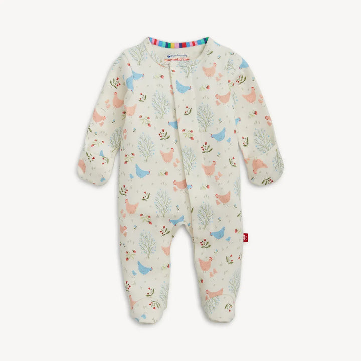 Magnetic Me Baby Chicken Tender Organic Cotton Magnetic Footie