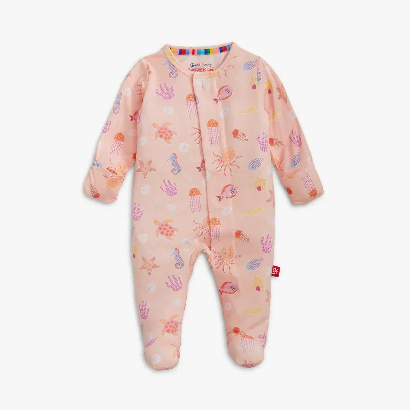 Magnetic Me Baby Deep Chic Pink Modal Magnetic Footie
