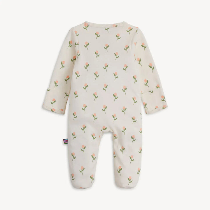 Magnetic Me Baby Floral Chicken Tender Organic Cotton Magnetic Footie