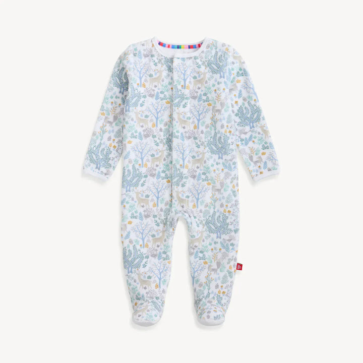 Magnetic Me Baby Imagine Forest Velour Footie