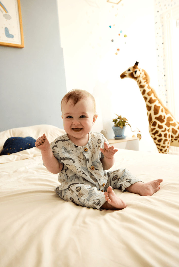 Magnetic Me Baby Jungle Jazz Cotton S/S Coverall