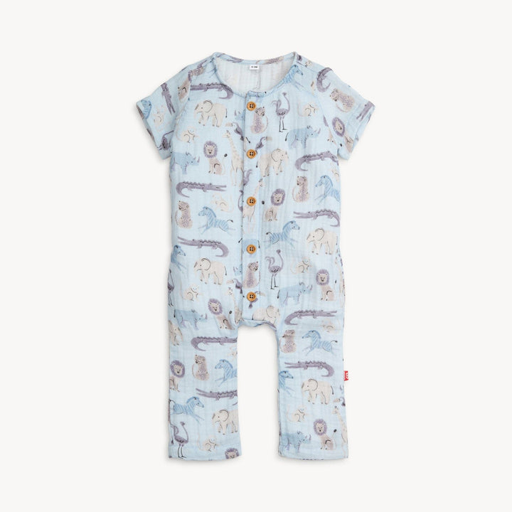 Magnetic Me Baby Jungle Jazz Cotton S/S Coverall
