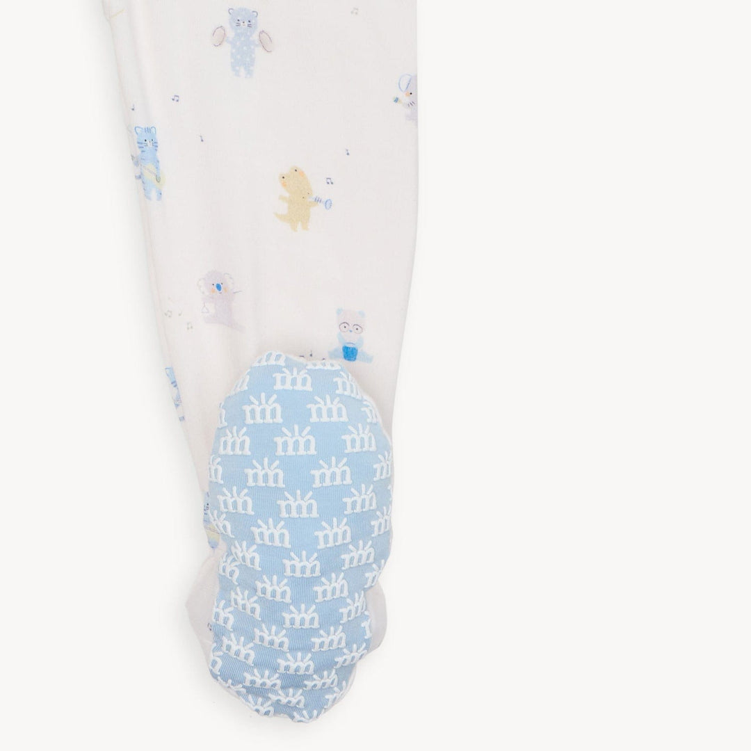 Magnetic Me Baby Newborn-3m Blue Baby Beats Modal Gown + Hat