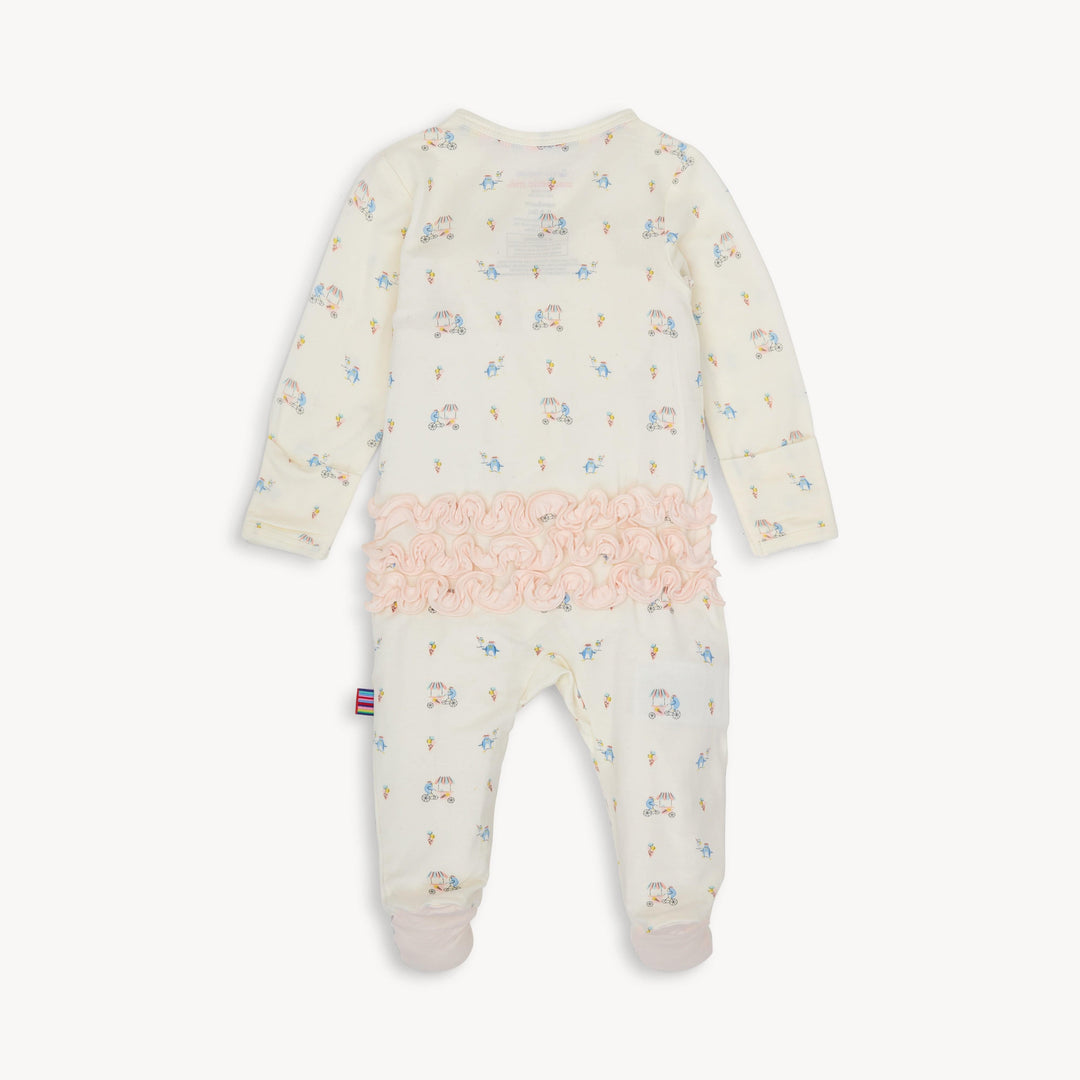 Magnetic Me Baby Penguin Pints Modal Footie with Ruffle